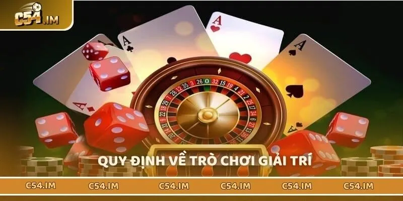 Những quy định đối với hoạt động tham gia giải trí