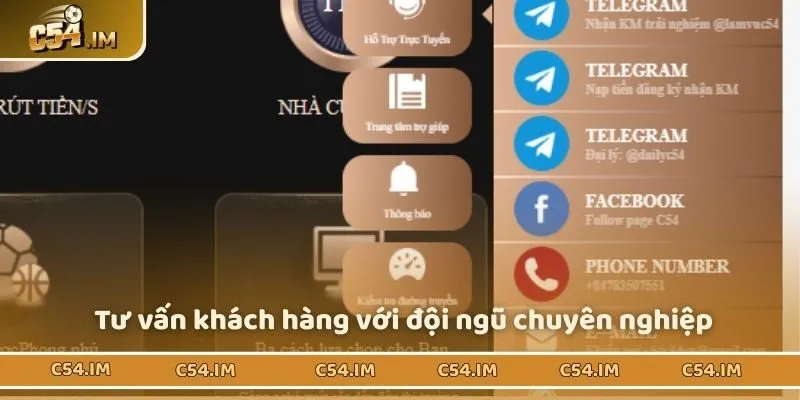 Tư vấn khách hàng nhiệt tình với đội ngũ chuyên nghiệp 
